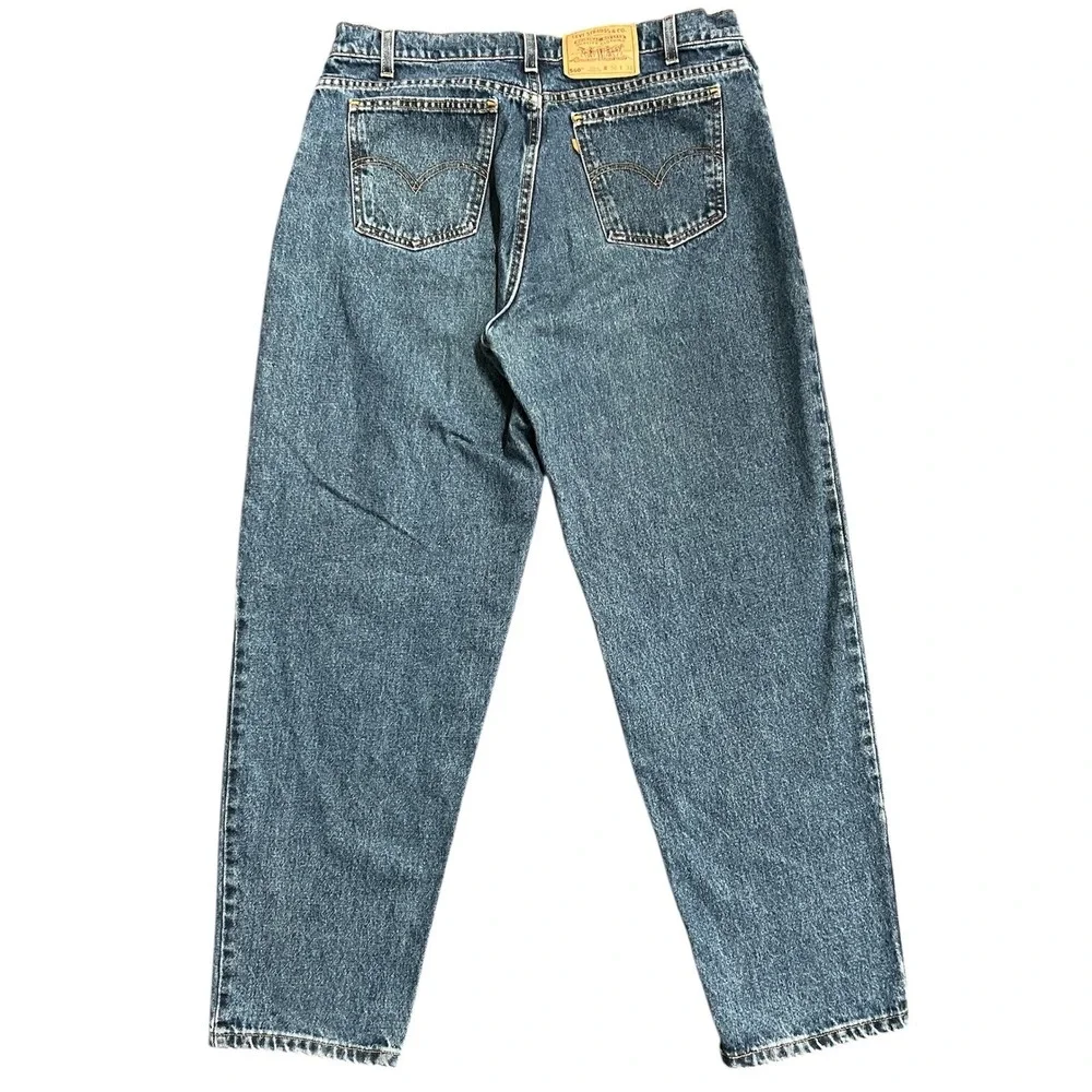 Vintage 90s Levi's 560 Loose Fit Tapered Leg Jeans‎ Men's W36 L32 Blue Denim